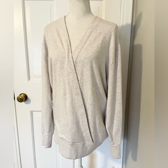 Athleta Faux Wrap Sweatshirt - Picture 2 of 5